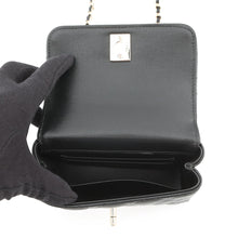 将图像加载到图库查看器中,CHANEL Coco Handle 2wayChainShoulder BlackAP4244 Caviar Leather Size Mini mini
