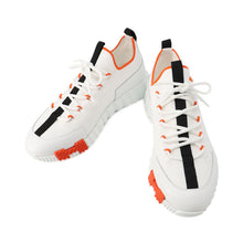 Load image into Gallery viewer, HERMES Sneakers Lift Multicolor / White Knit Calf Leather Size 38.5