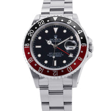 Load image into Gallery viewer, ROLEX GMT MasterII W40mm Stainless Steel Black Dial16710