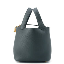 Load image into Gallery viewer, HERMES Picotin Lock Vert Mangrove Taurillon Clemence Size PM