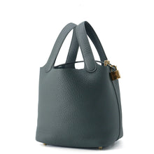 Load image into Gallery viewer, HERMES Picotin Lock Vert Mangrove Taurillon Clemence Size PM