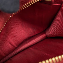 将图像加载到图库查看器中,Valentino Garavani V Logo Cherry Fick Embroidery Compact Wallet Blue/Red7W2P0AJ3BRJ Denim/Leather