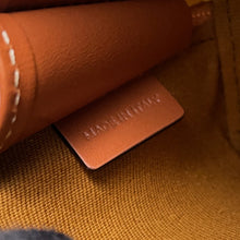 Load image into Gallery viewer, CELINE Triomphe Cosmetic Pouch Tan4M1622CZJ.04LU PVC Leather Size Small