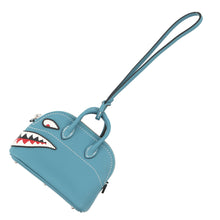 Load image into Gallery viewer, HERMES Bolide Shark Bag Charm New Blue Jean Swift Leather