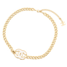 Load image into Gallery viewer, CHANEL CC Logo ChainBelt Gold Metal
