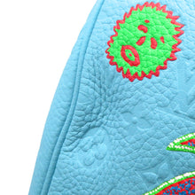 Load image into Gallery viewer, LOUIS VUITTON LVxYK KeepallBandouliere Blue/MulticolorM21713 Monogram・Taurillon Yayoi Kusama Size 50