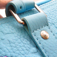 Load image into Gallery viewer, LOUIS VUITTON LVxYK KeepallBandouliere Blue/MulticolorM21713 Monogram・Taurillon Yayoi Kusama Size 50