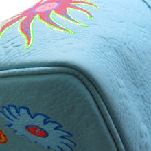 Load image into Gallery viewer, LOUIS VUITTON LVxYK KeepallBandouliere Blue/MulticolorM21713 Monogram・Taurillon Yayoi Kusama Size 50