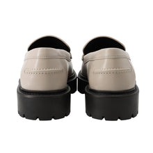Load image into Gallery viewer, HERMES Clement Mocassins Beige・Galet Calf Leather Size 38 1/2