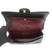 Load image into Gallery viewer, CHANEL Matelasse W flap WChainShoulder Bag BlackA01112 Caviar Leather Size 25