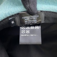 将图像加载到图库查看器中,CHANEL hat logo Size M Aqua Green Denim