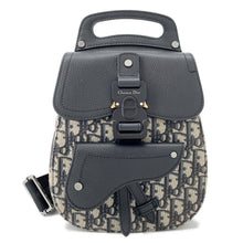 Load image into Gallery viewer, Dior Oblique Gallop Mini Sling Bag Black/Beige1ADBO022YKS Canvas Leather