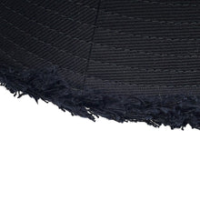 将图像加载到图库查看器中,PRADA Drill logo fringe bucket hat Size S Black1HC137 Cotton100%