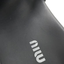 将图像加载到图库查看器中,MIUMIU Platform Sandals Black5X709D Rubber Size 39