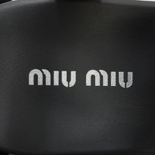 将图像加载到图库查看器中,MIUMIU Platform Sandals Black5X709D Rubber Size 39