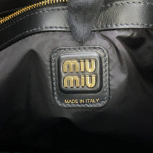 Load image into Gallery viewer, MIUMIU Hobo Bag Black5BC155 Leather