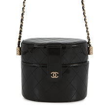 Load image into Gallery viewer, CHANEL Vanity ChainShoulder Bag BlackAP1616 Patent Leather