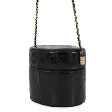 Load image into Gallery viewer, CHANEL Vanity ChainShoulder Bag BlackAP1616 Patent Leather
