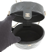 Load image into Gallery viewer, CHANEL Vanity ChainShoulder Bag BlackAP1616 Patent Leather