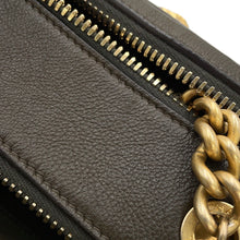Load image into Gallery viewer, CHANEL CC Logo ChainShoulder Bag Brown Leather