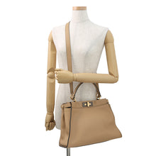 Load image into Gallery viewer, FENDI Peekaboo Brown8BN290 Leather Size regular