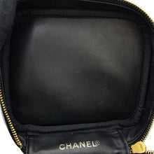 Load image into Gallery viewer, CHANEL CC Logo vanity bag BlackA01998 Caviar Leather