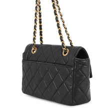Load image into Gallery viewer, CHANEL Matelasse Flap Bag ChainShoulder BlackAS5259 Lambskin Size 21