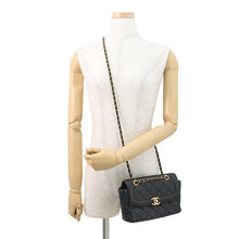 Load image into Gallery viewer, CHANEL Matelasse Flap Bag ChainShoulder BlackAS5259 Lambskin Size 21