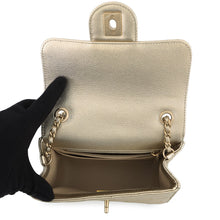 Load image into Gallery viewer, CHANEL Mini Matelasse ChainShoulder Bag GoldAS5758 Caviar Leather