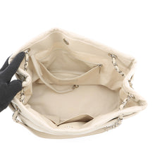 将图像加载到图库查看器中,CHANEL Matelasse ChainTote Bag IvoryA48374 Caviar Leather