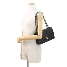 Load image into Gallery viewer, CHANEL Matelasse W flap ChainShoulder BlackA01112 Lambskin Size 25