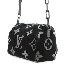 将图像加载到图库查看器中,LOUIS VUITTON Keepall Bandouliere Virgil Abloh NoirM45438 Monogram Giant Eclipse Tufftage Calf Leather Size 25