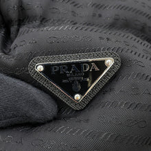 Load image into Gallery viewer, PRADA Re-Nylon Cropped 2-way Down Jacket Size 38 Black29Y056 Nylon