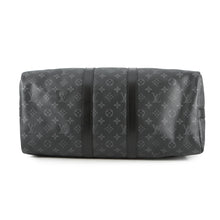 将图像加载到图库查看器中,LOUIS VUITTON Keepall Bandouliere NoirM40569 Monogram Eclipse Size 45