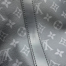 将图像加载到图库查看器中,LOUIS VUITTON Keepall Bandouliere NoirM40569 Monogram Eclipse Size 45