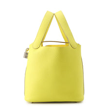 Load image into Gallery viewer, HERMES Picotin Padlock Lime Taurillon Clemence Size PM