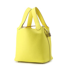 Load image into Gallery viewer, HERMES Picotin Padlock Lime Taurillon Clemence Size PM