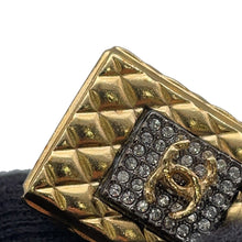 Load image into Gallery viewer, CHANEL CC Logo Perfume Bottle Motif NecklaceAB4392 Gold Plated Rhinestone Faux Pearl