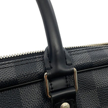 将图像加载到图库查看器中,LOUIS VUITTON Port Documan Voyajaj NoirN41125 Damier Graphite