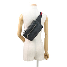 将图像加载到图库查看器中,GUCCI Waist Bag Black474293 GG Supreme