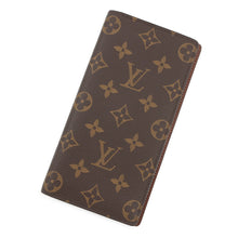 将图像加载到图库查看器中,LOUIS VUITTON Portefeuille Brazza BrownM66540 Monogram