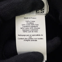 将图像加载到图库查看器中,HERMES Hat Fred H Stripe Size 59 BlackH242069N Cotton100%