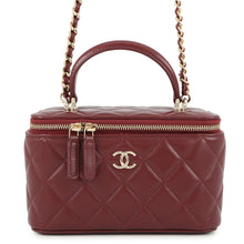 Load image into Gallery viewer, CHANEL Vanity Shoulder Bag BordeauxAP2199 Lambskin