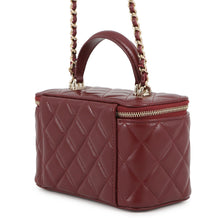 Load image into Gallery viewer, CHANEL Vanity Shoulder Bag BordeauxAP2199 Lambskin