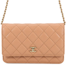 将图像加载到图库查看器中,CHANEL Classic Chain Wallet BrownAP4241 Caviar Leather