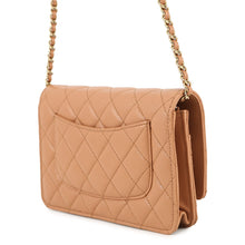 将图像加载到图库查看器中,CHANEL Classic Chain Wallet BrownAP4241 Caviar Leather
