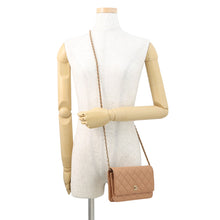 将图像加载到图库查看器中,CHANEL Classic Chain Wallet BrownAP4241 Caviar Leather