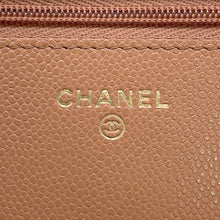 将图像加载到图库查看器中,CHANEL Classic Chain Wallet BrownAP4241 Caviar Leather