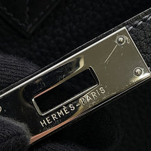 将图像加载到图库查看器中,HERMES Birkin Blue Indigo Togo Leather Size 35