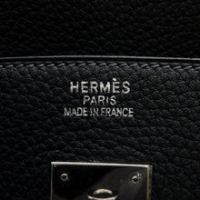 将图像加载到图库查看器中,HERMES Birkin Blue Indigo Togo Leather Size 35